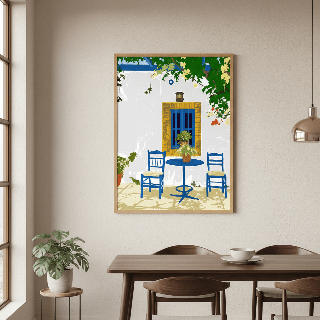 Greek Vacay for Two by 83 Oranges wall - art - picture - poster