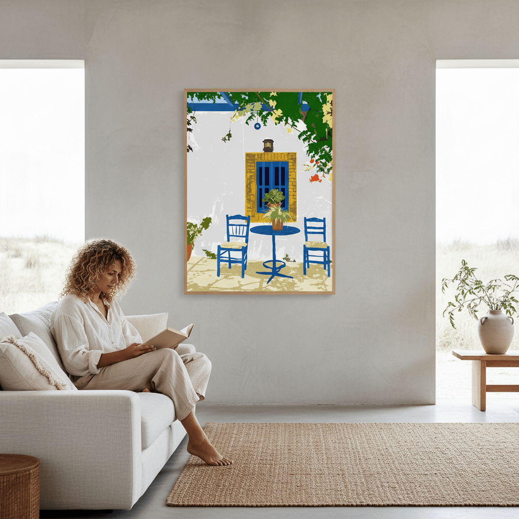 Greek Vacay for Two by 83 Oranges wall - art - picture - poster