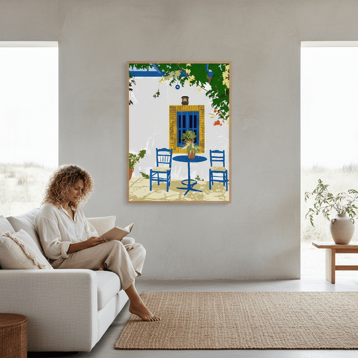 Greek Vacay for Two by 83 Oranges wall - art - picture - poster