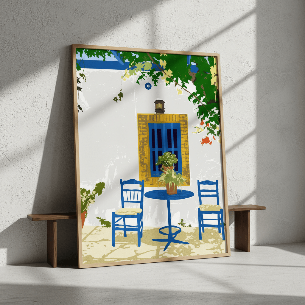Greek Vacay for Two by 83 Oranges wall - art - picture - poster