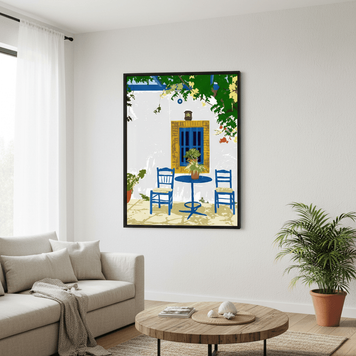 Greek Vacay for Two by 83 Oranges wall - art - picture - poster