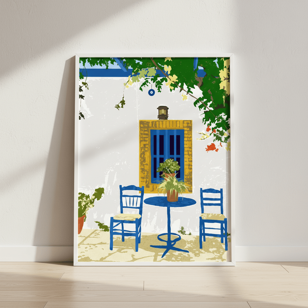 Greek Vacay for Two by 83 Oranges wall - art - picture - poster
