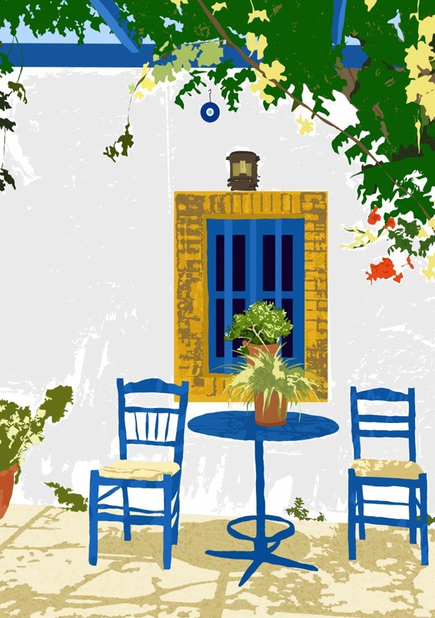 Greek Vacay for Two by 83 Oranges