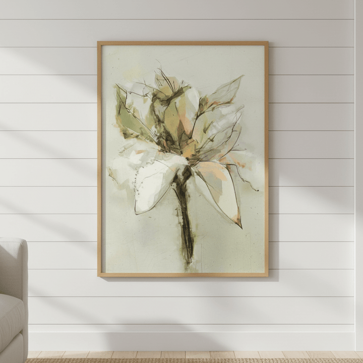 Green Bloom by Deer Muskeeter wall - art - picture - poster