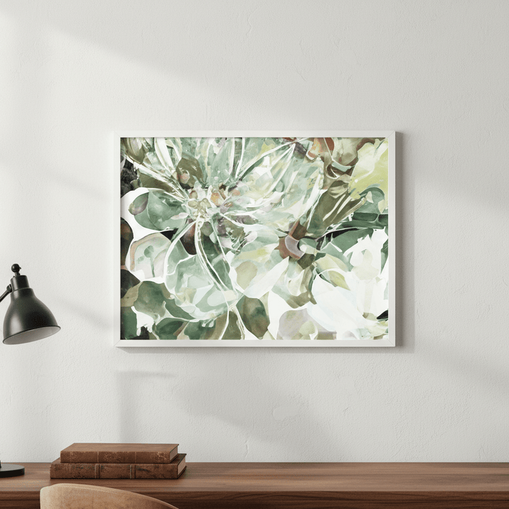 Green Daisy by Deer Muskeeter wall - art - picture - poster