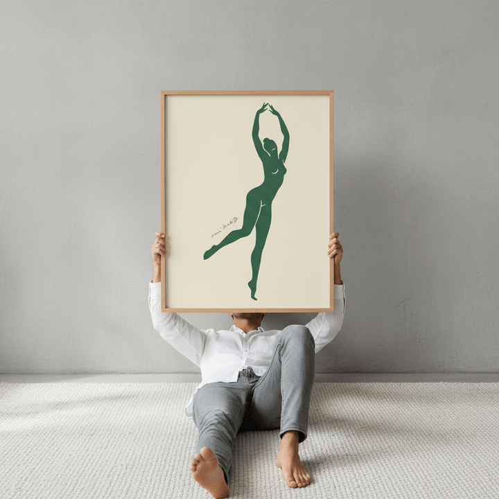 Green Dancing Figure by Henri Matisse wall - art - picture - poster