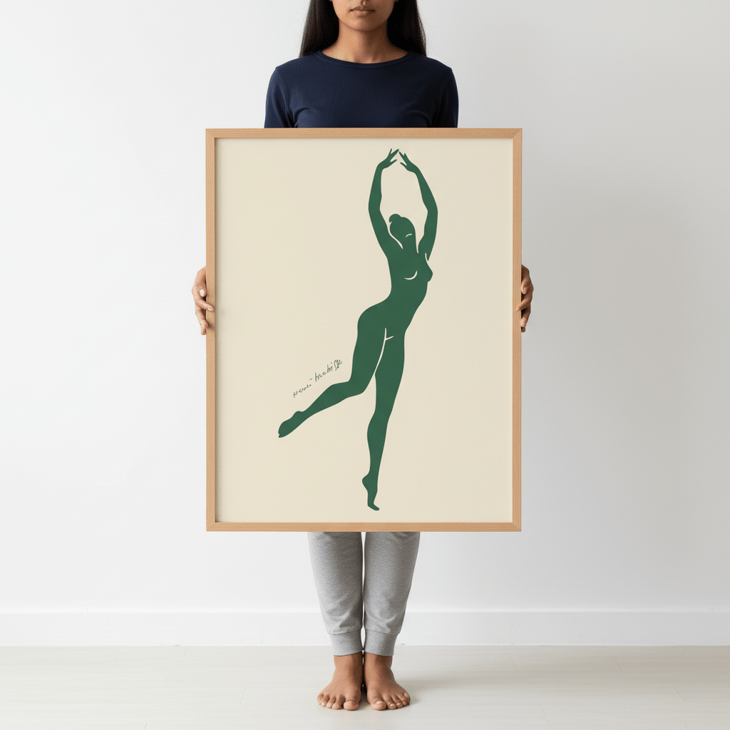 Green Dancing Figure by Henri Matisse wall - art - picture - poster