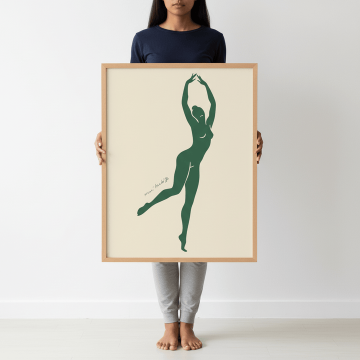 Green Dancing Figure by Henri Matisse wall - art - picture - poster