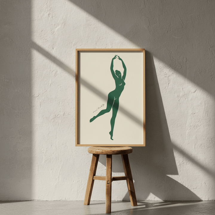 Green Dancing Figure by Henri Matisse wall - art - picture - poster