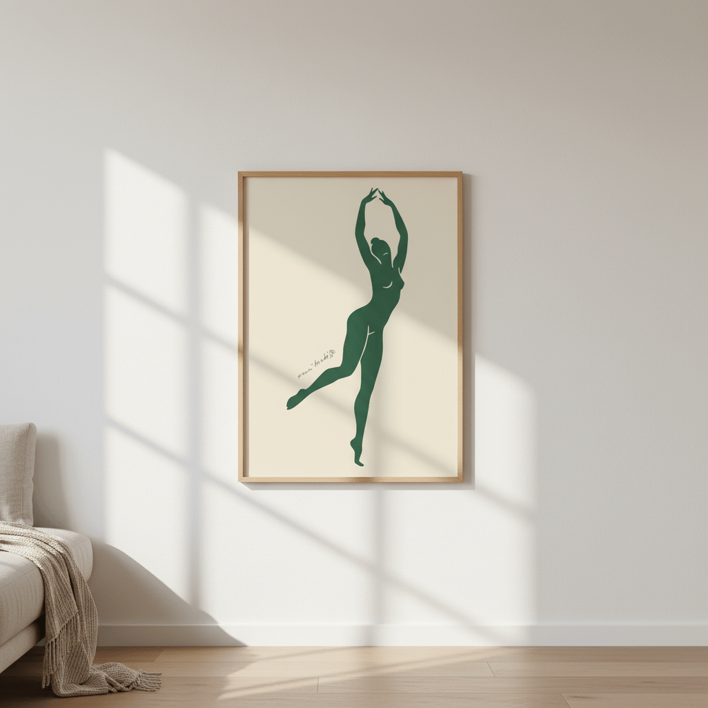 Green Dancing Figure by Henri Matisse wall - art - picture - poster