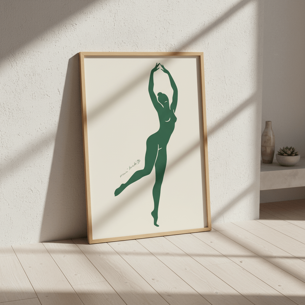 Green Dancing Figure by Henri Matisse wall - art - picture - poster