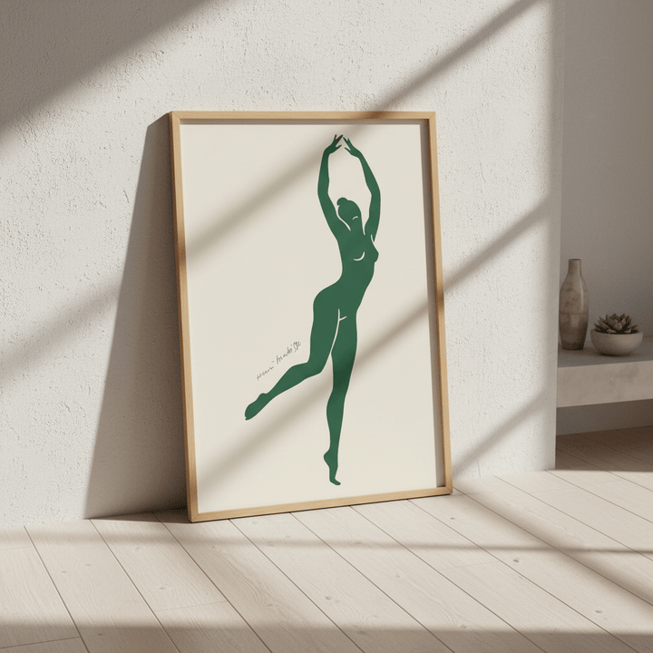 Green Dancing Figure by Henri Matisse wall - art - picture - poster