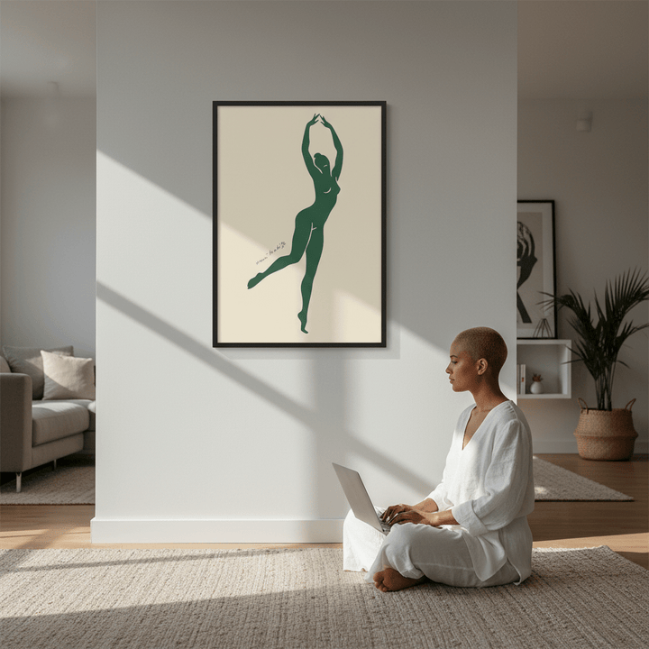 Green Dancing Figure by Henri Matisse wall - art - picture - poster