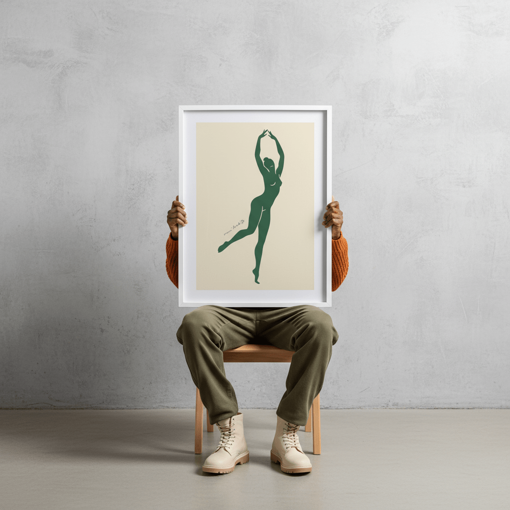 Green Dancing Figure by Henri Matisse wall - art - picture - poster