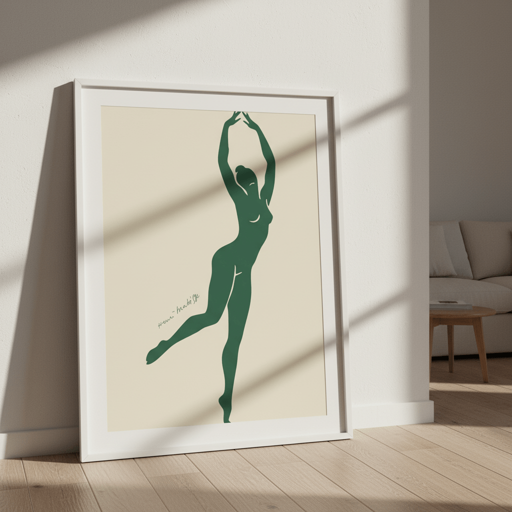 Green Dancing Figure by Henri Matisse wall - art - picture - poster