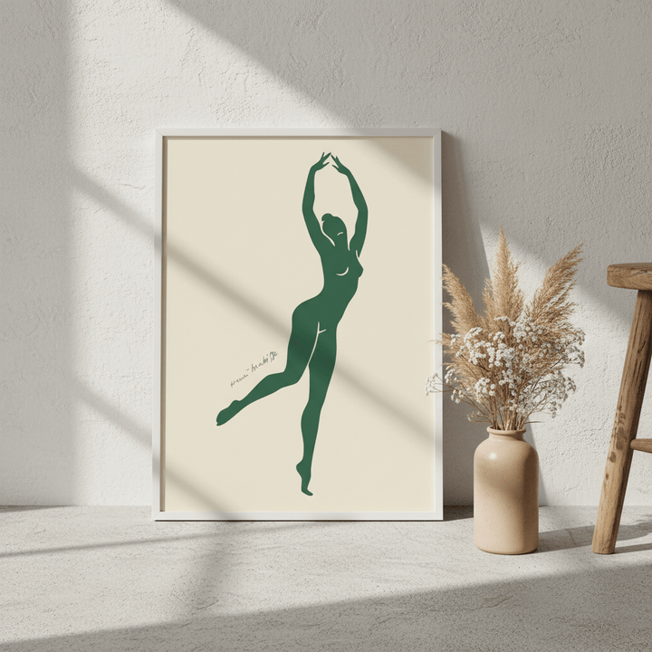 Green Dancing Figure by Henri Matisse wall - art - picture - poster