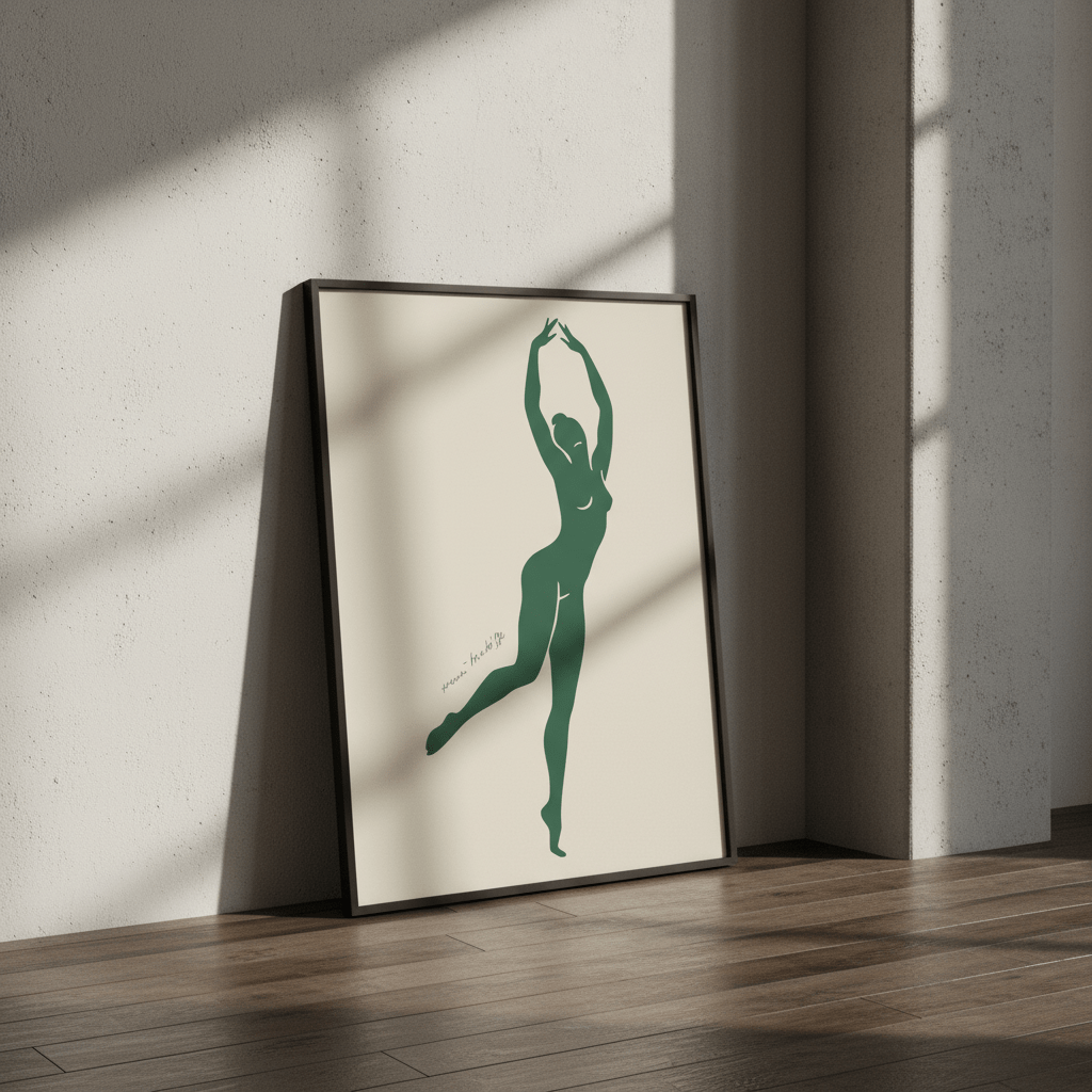 Green Dancing Figure by Henri Matisse wall - art - picture - poster