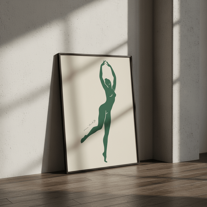 Green Dancing Figure by Henri Matisse wall - art - picture - poster