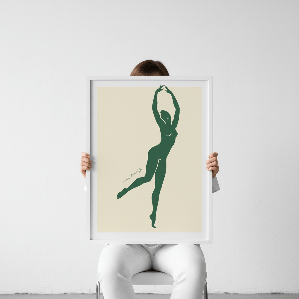 Green Dancing Figure by Henri Matisse wall - art - picture - poster