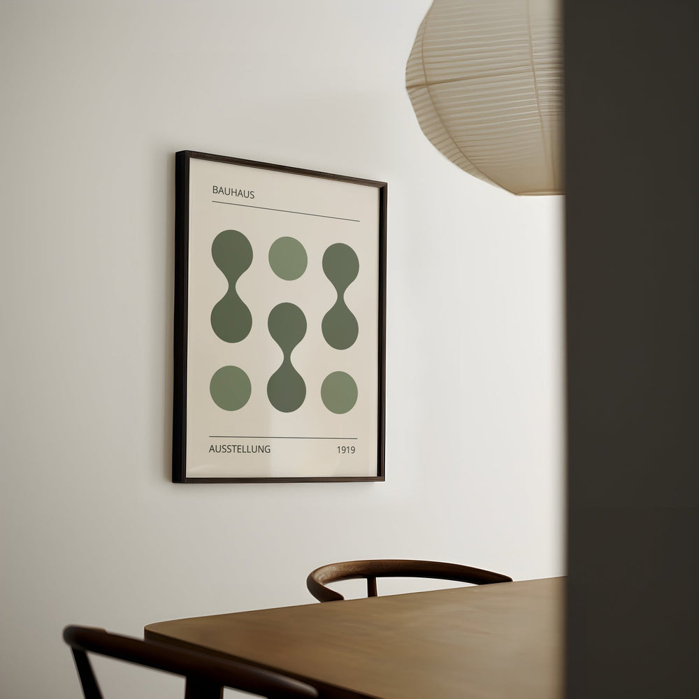 Green Drops Abstract Wall Art by Bauhaus - Style My Wall