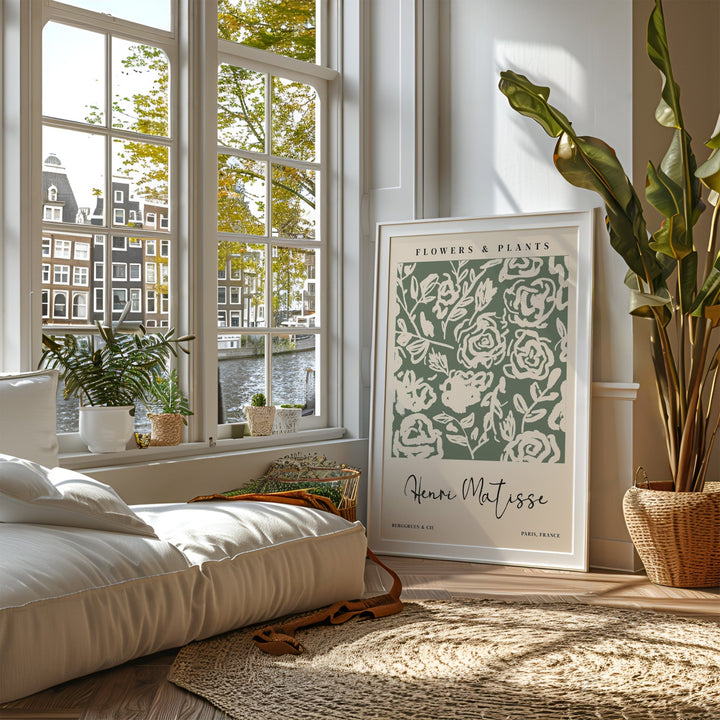 Green Flowers & Plants Wall Prints by Henri Matisse - Style My Wall