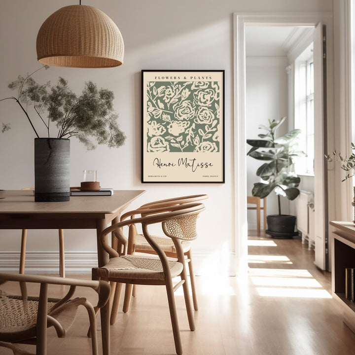 Green Flowers & Plants Wall Prints by Henri Matisse - Style My Wall