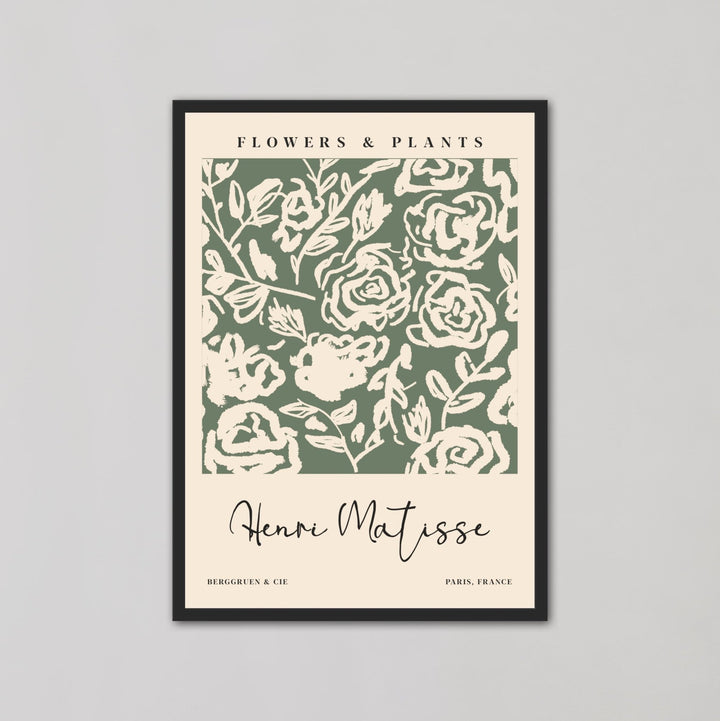 Green Flowers & Plants Wall Prints by Henri Matisse - Style My Wall