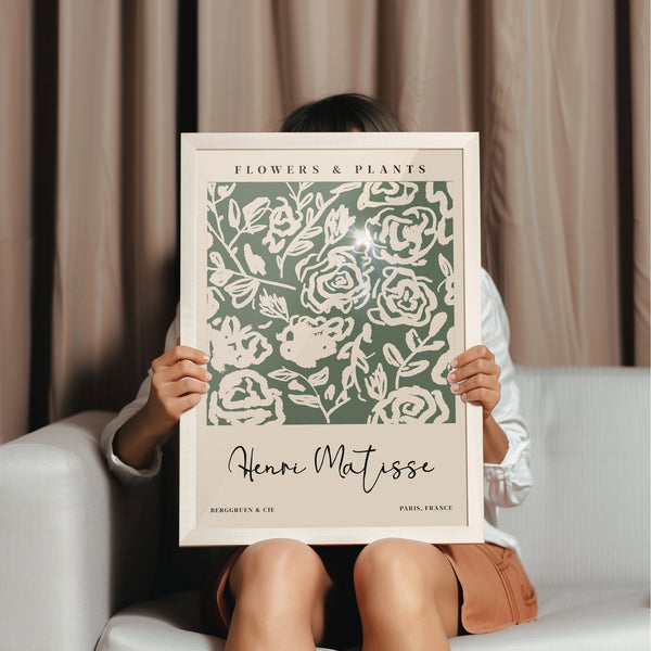 Green Flowers & Plants Wall Prints by Henri Matisse