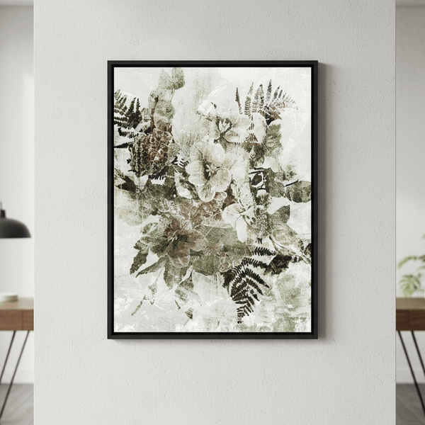 Green Grunge Floral by Dear Muskeeter