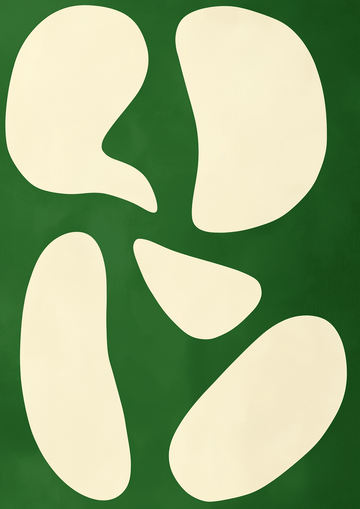 Green Leaf Abstract Print - Style My Wall,frame
