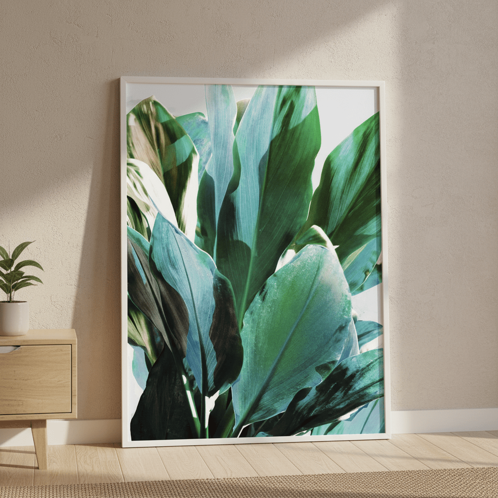 Green Leafy Plant by Hope Bainbridge wall - art - picture - poster
