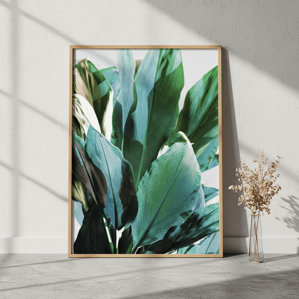 Green Leafy Plant by Hope Bainbridge wall - art - picture - poster
