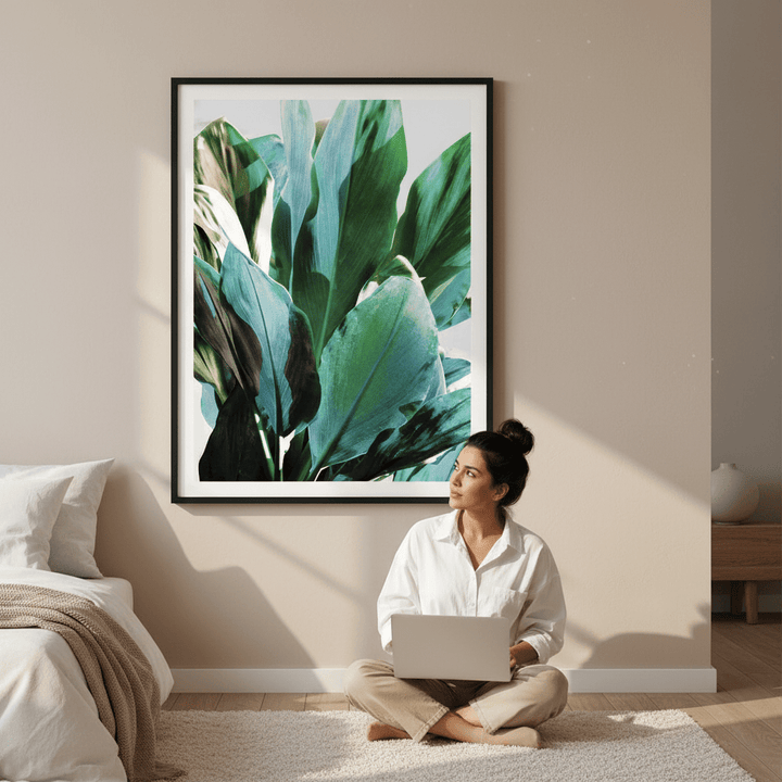 Green Leafy Plant by Hope Bainbridge wall - art - picture - poster