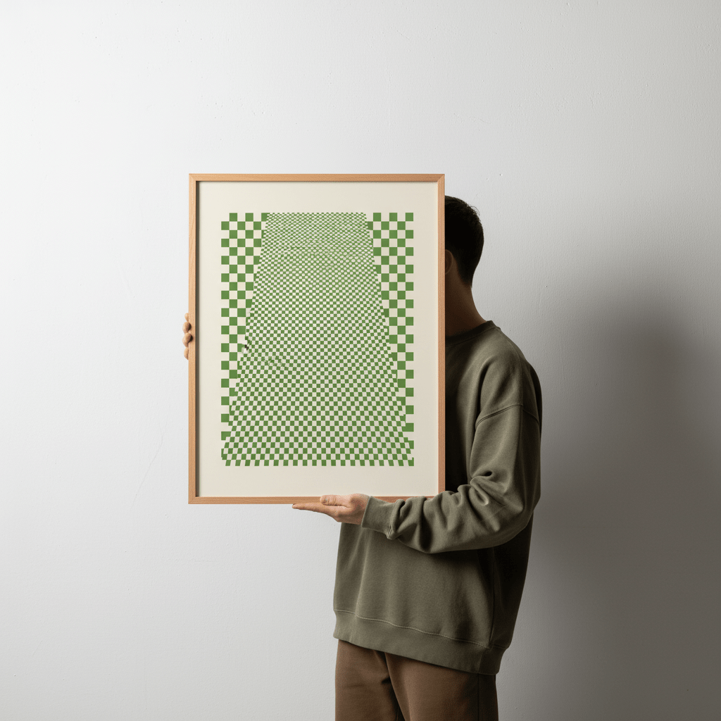 Green Matrix Tiling wall - art - picture - poster
