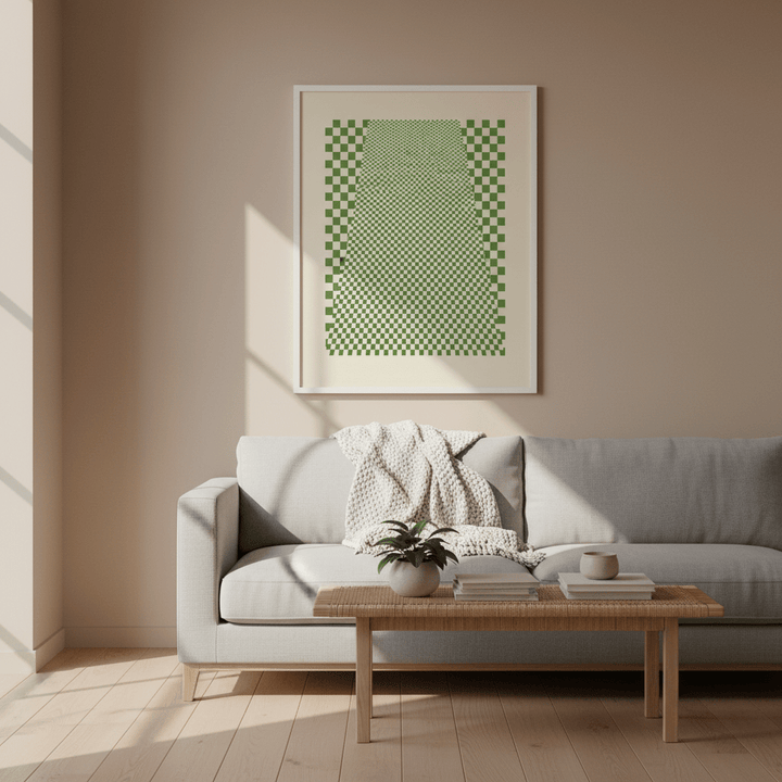 Green Matrix Tiling wall - art - picture - poster