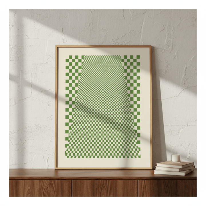 Green Matrix Tiling wall - art - picture - poster
