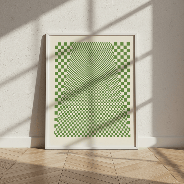 Green Matrix Tiling wall - art - picture - poster