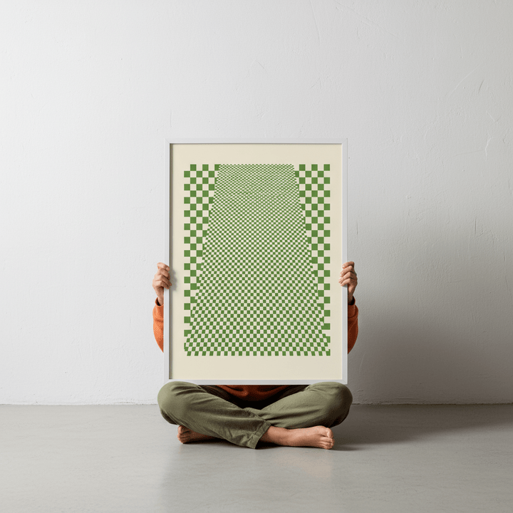 Green Matrix Tiling wall - art - picture - poster