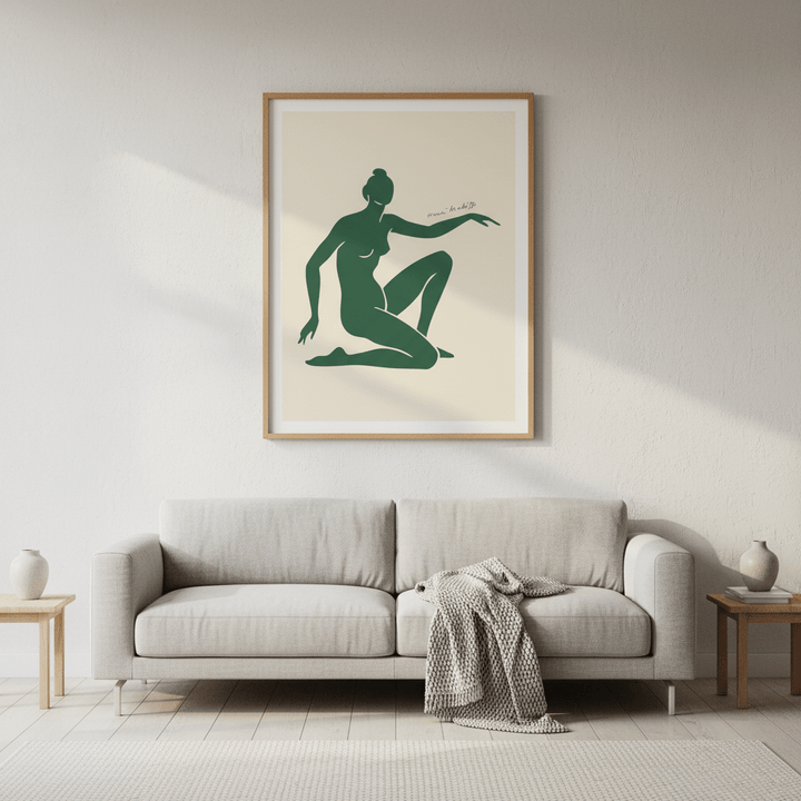 Green Motion in Form by Henri Matisse wall - art - picture - poster