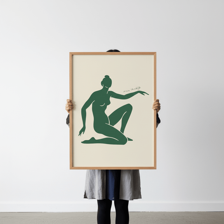 Green Motion in Form by Henri Matisse wall - art - picture - poster