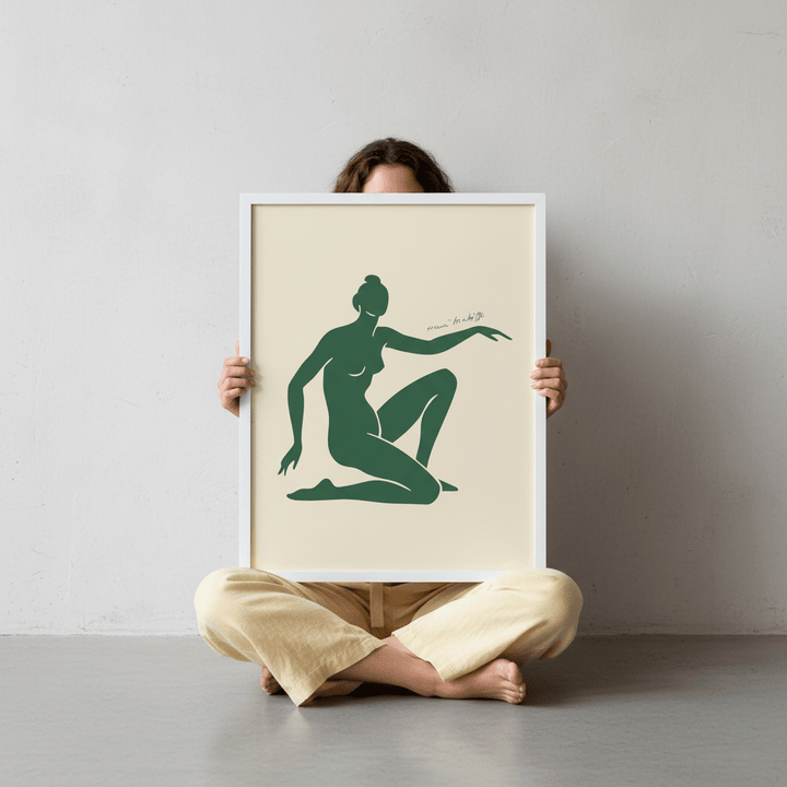 Green Motion in Form by Henri Matisse wall - art - picture - poster