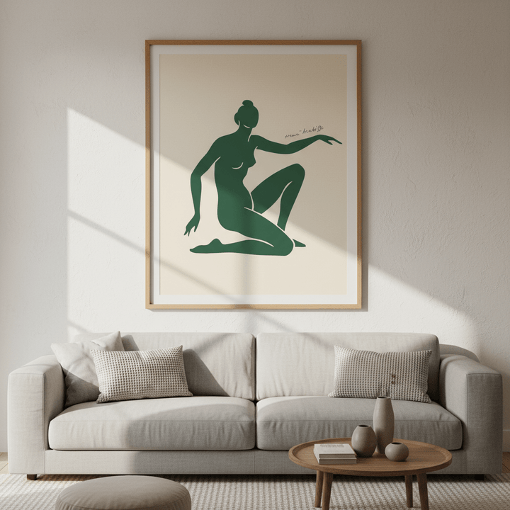 Green Motion in Form by Henri Matisse wall - art - picture - poster