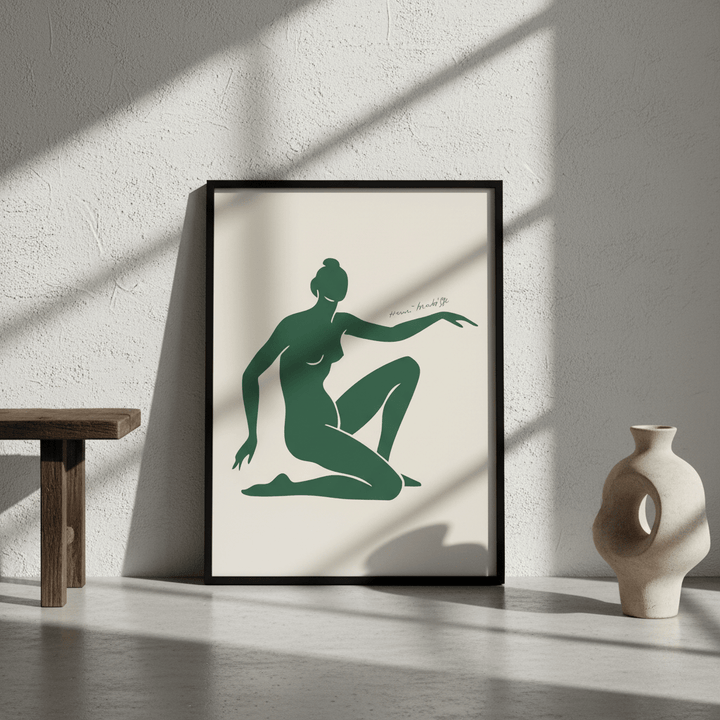 Green Motion in Form by Henri Matisse wall - art - picture - poster