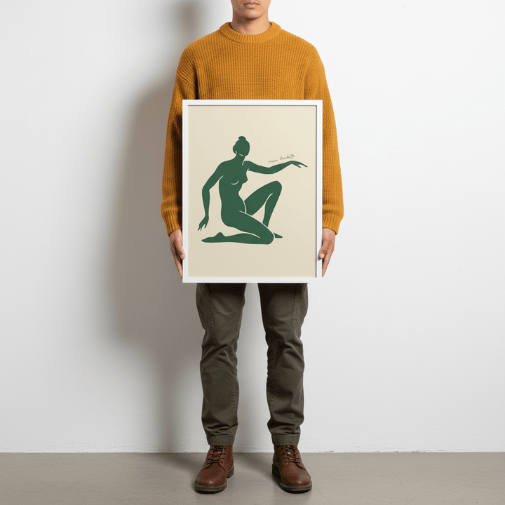 Green Motion in Form by Henri Matisse wall - art - picture - poster