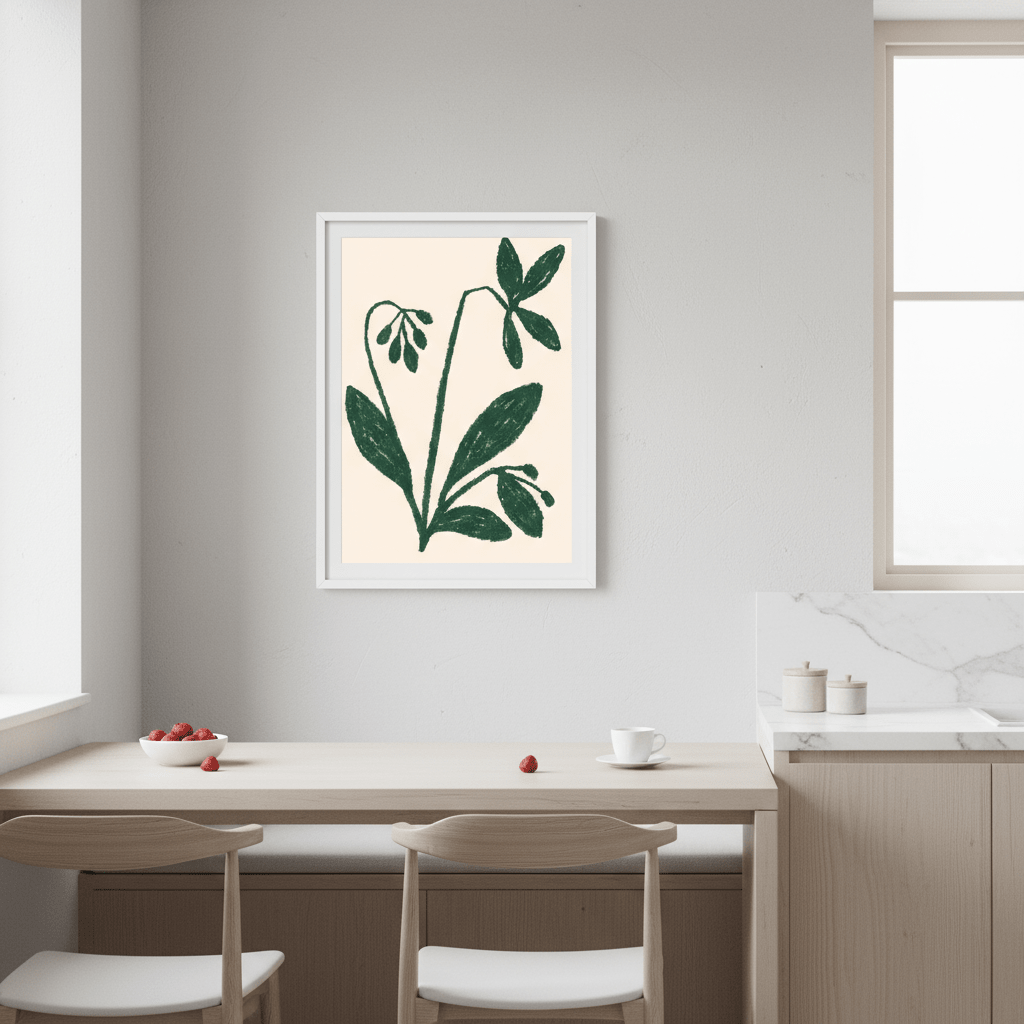 Green Plant by Silvia Visscher wall - art - picture - poster