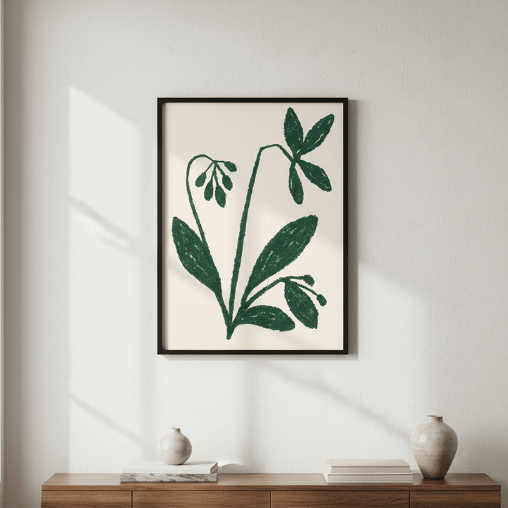 Green Plant by Silvia Visscher wall - art - picture - poster