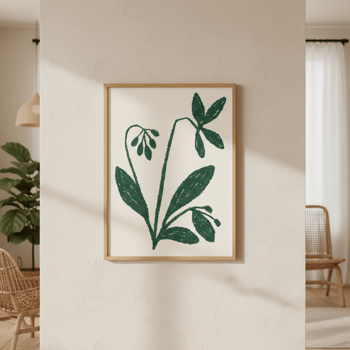 Green Plant by Silvia Visscher wall - art - picture - poster