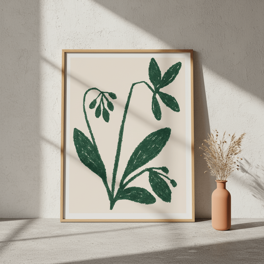Green Plant by Silvia Visscher wall - art - picture - poster