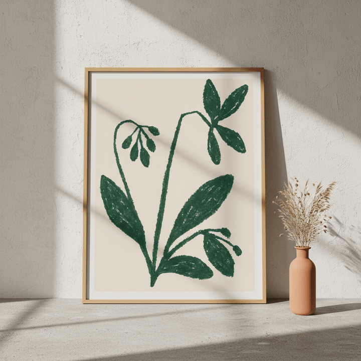 Green Plant by Silvia Visscher wall - art - picture - poster