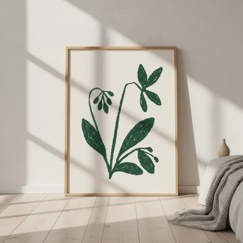 Green Plant by Silvia Visscher wall - art - picture - poster